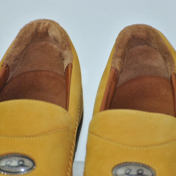 Bally Women's Moccasins in Vibrant Yellow - Picture 7 of 13